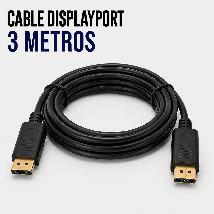 Cable DisplayPort 3 Metros