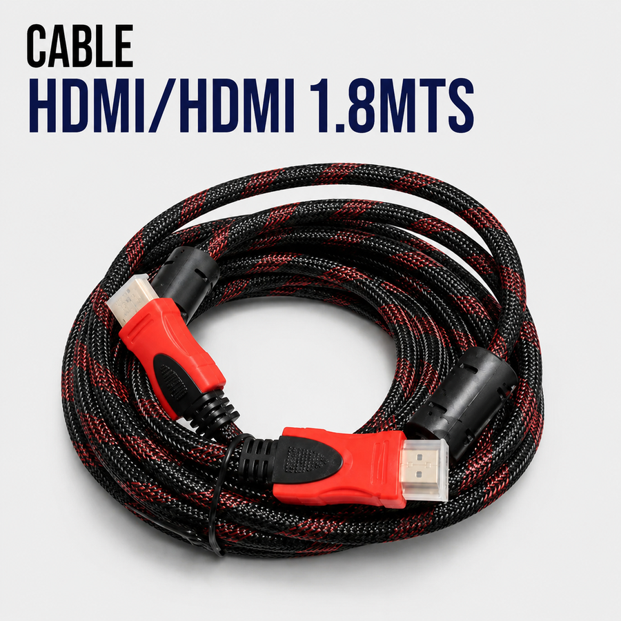 CABLE HDMI 1.8Mts ENMALLADO