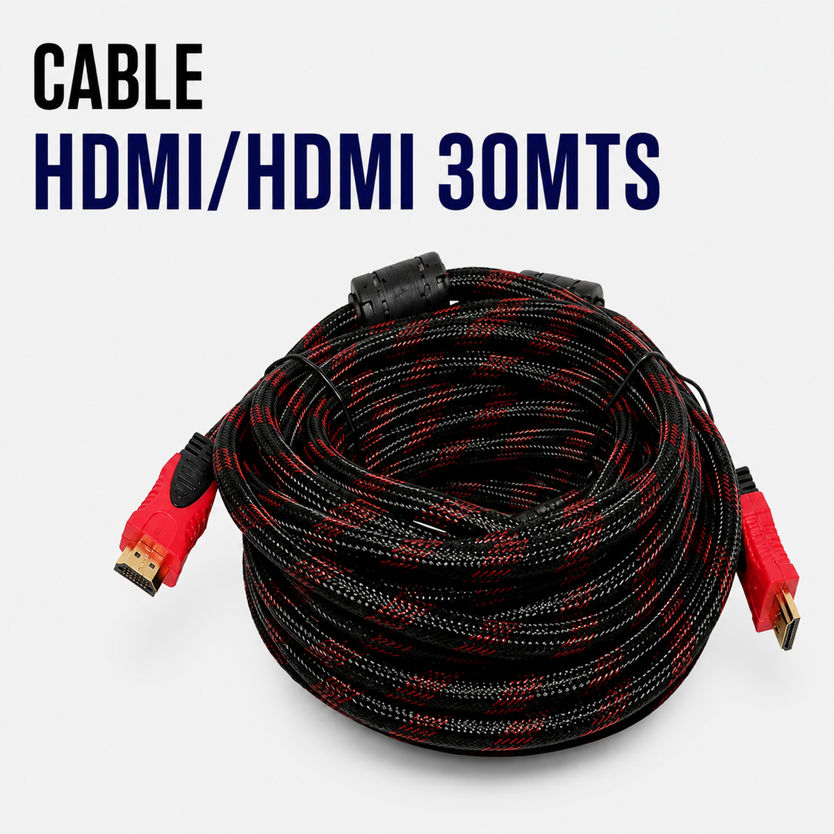 CABLE HDMI 30Mts ENMALLADO