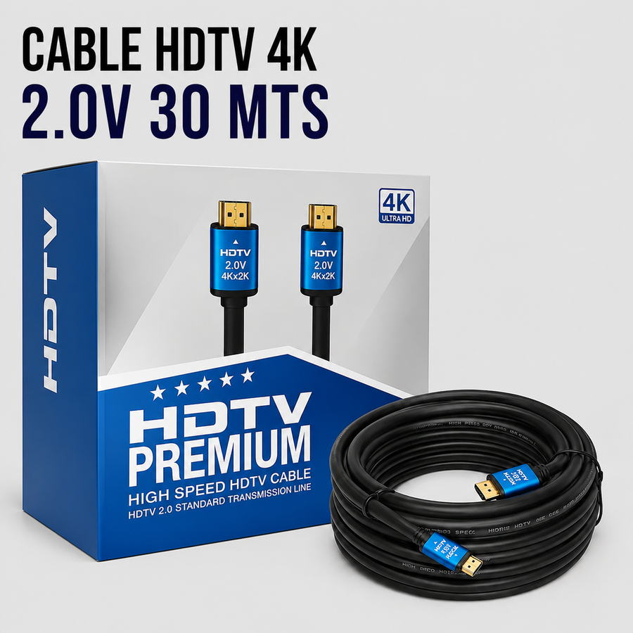 CABLE HDTV 4K HDMI 2.0V – 30 Metros