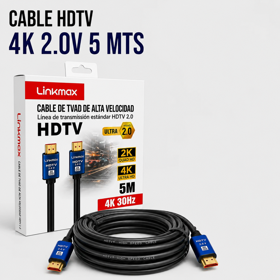 CABLE HDTV 4K HDMI 2.0V – 5 Metros