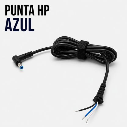 Cable de Repuesto con Punta HP Azul para Cargador de Laptop