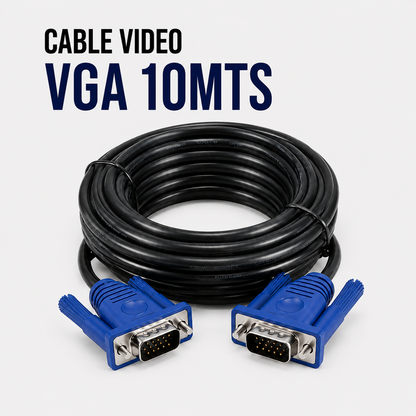 CABLE DE VIDEO VGA 10 Metros