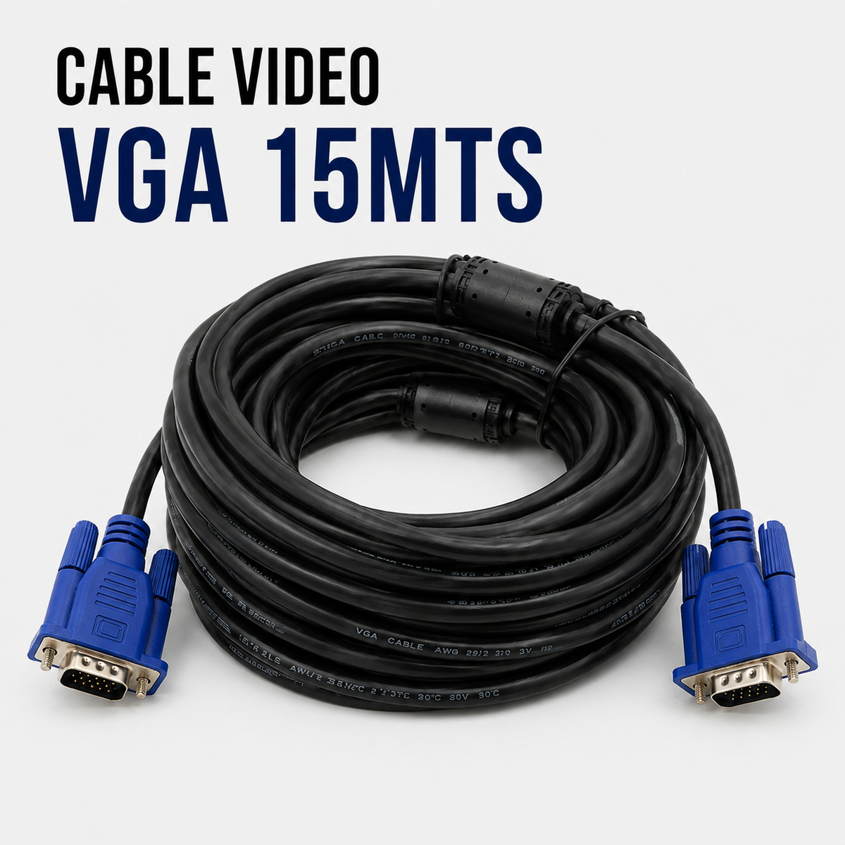 CABLE DE VIDEO VGA 15 Metros