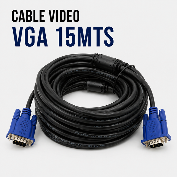 CABLE DE VIDEO VGA 15 Metros