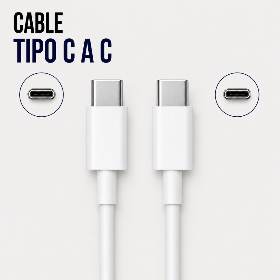 Cable USB Tipo-C a Tipo-C