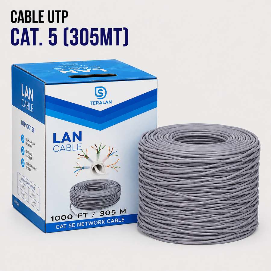 Cable UTP Categoría 5e – 305 Metros