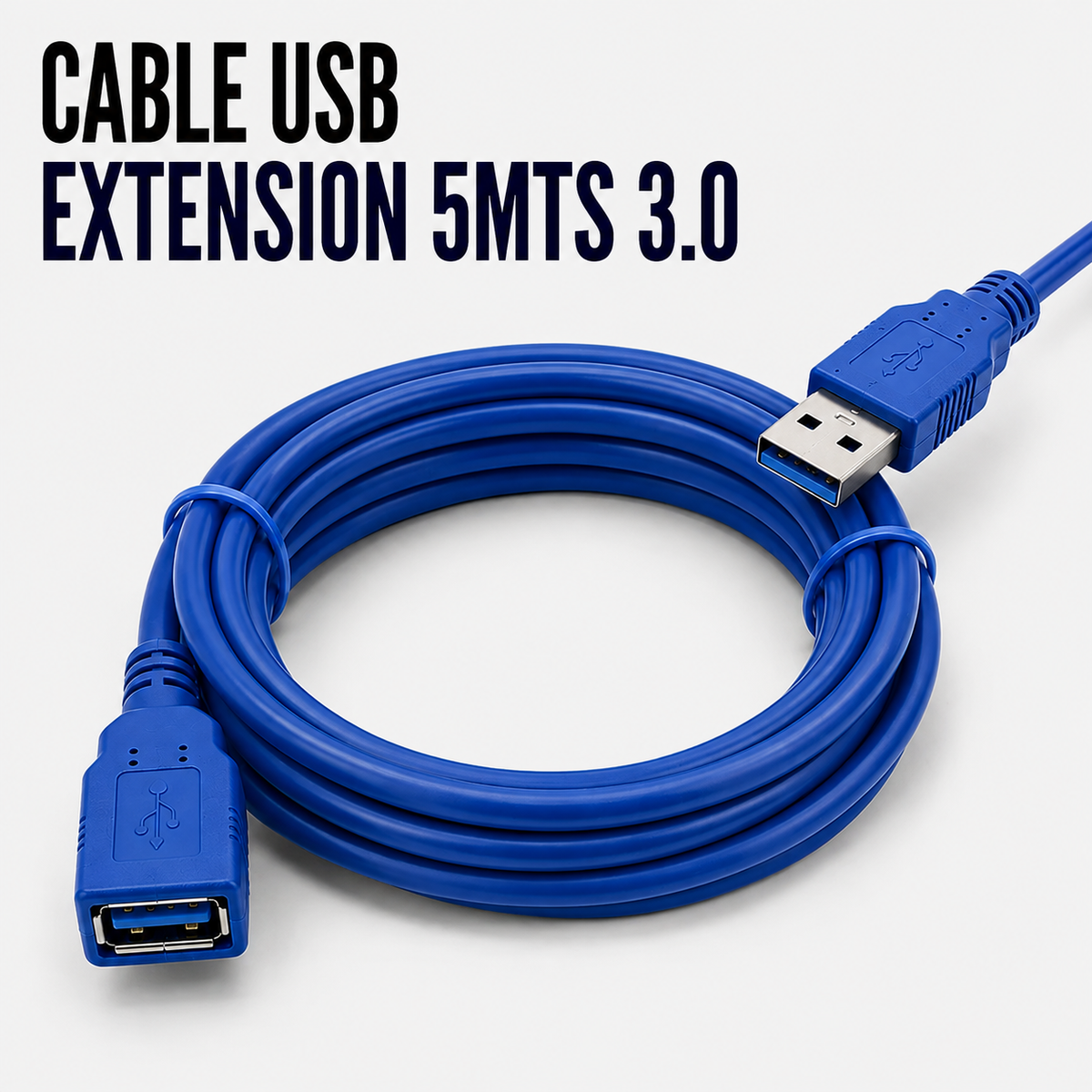 Cable USB Extensión 5 Metros USB 3.0
