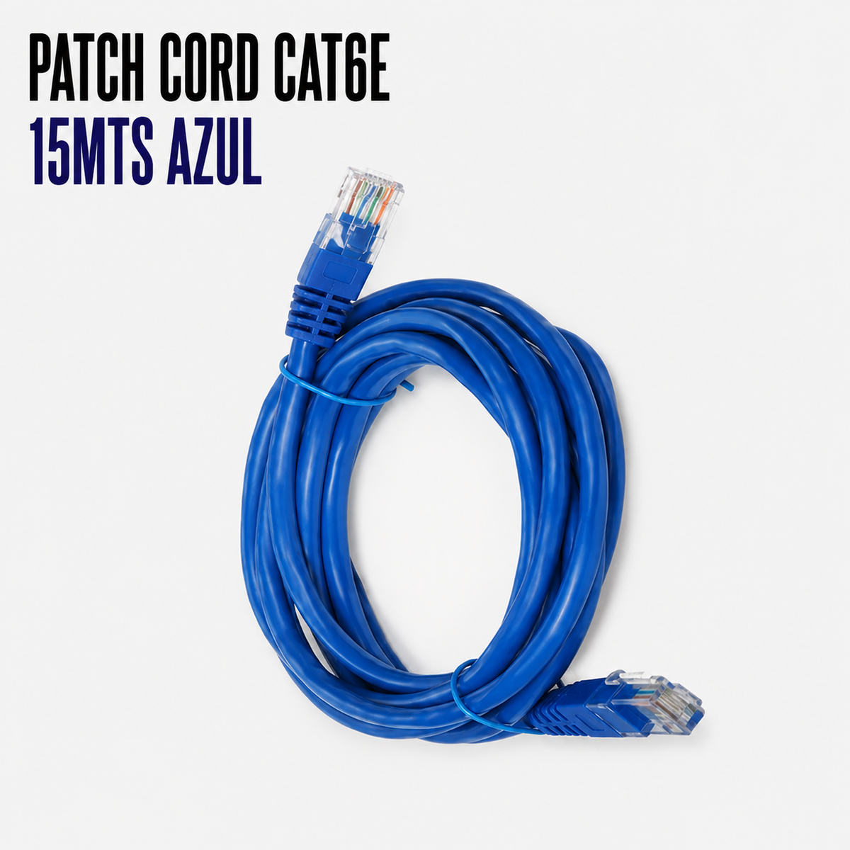 Cable Patch Cord CAT.6 15 Metros Azul