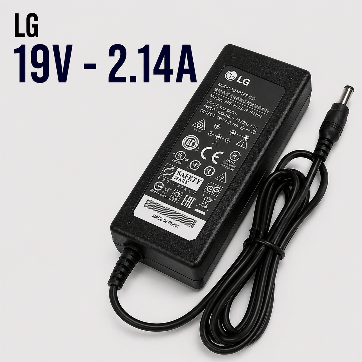 Cargador para Laptop LG 19V 2.14A