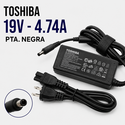 Cargador para Laptop Toshiba 19V 4.74A – Punta Negra