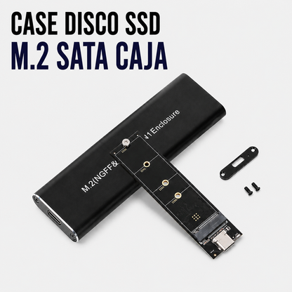 Case para SSD M.2 SATA USB 3.0 de Aluminio