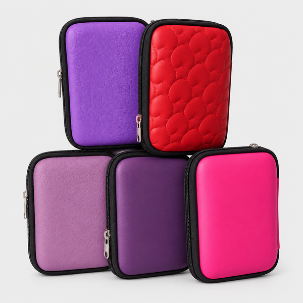 FUNDA CUERINA PARA DISCO DURO EXTERNO 2.5"