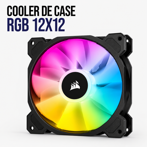 Cooler para Case RGB 12x12 cm