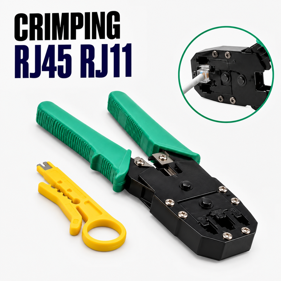 Crimping RJ45 / RJ11 para Redes
