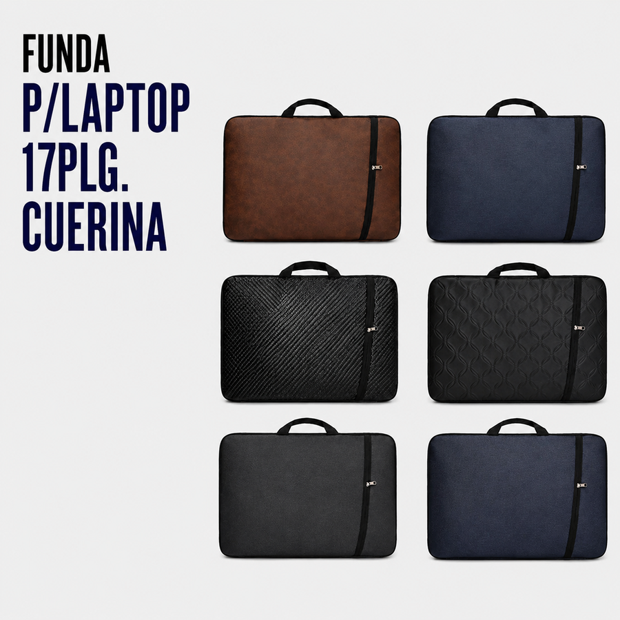 FUNDA P/LAPTOP 17PLG. CUERINA
