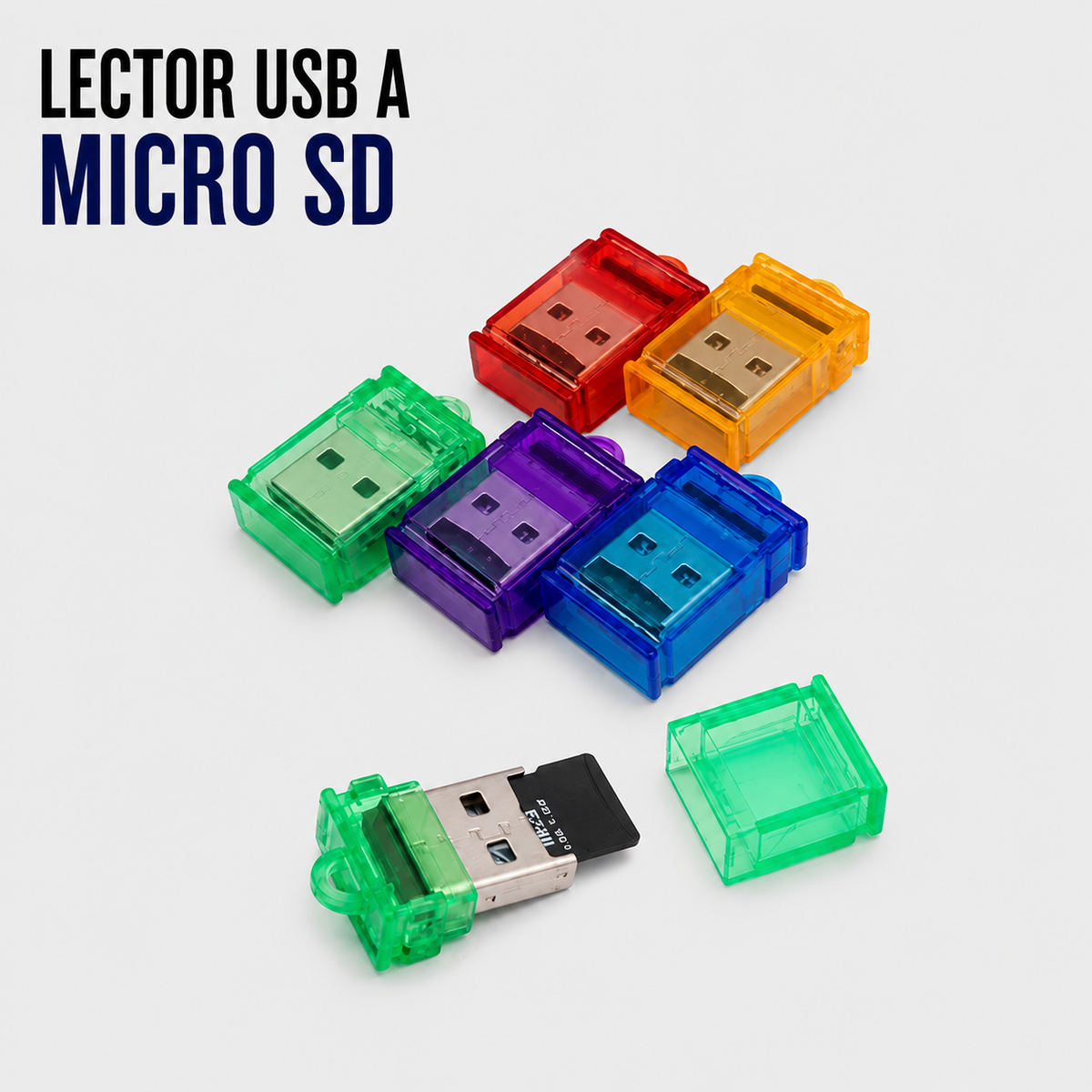 Lector USB para Tarjetas Micro SD