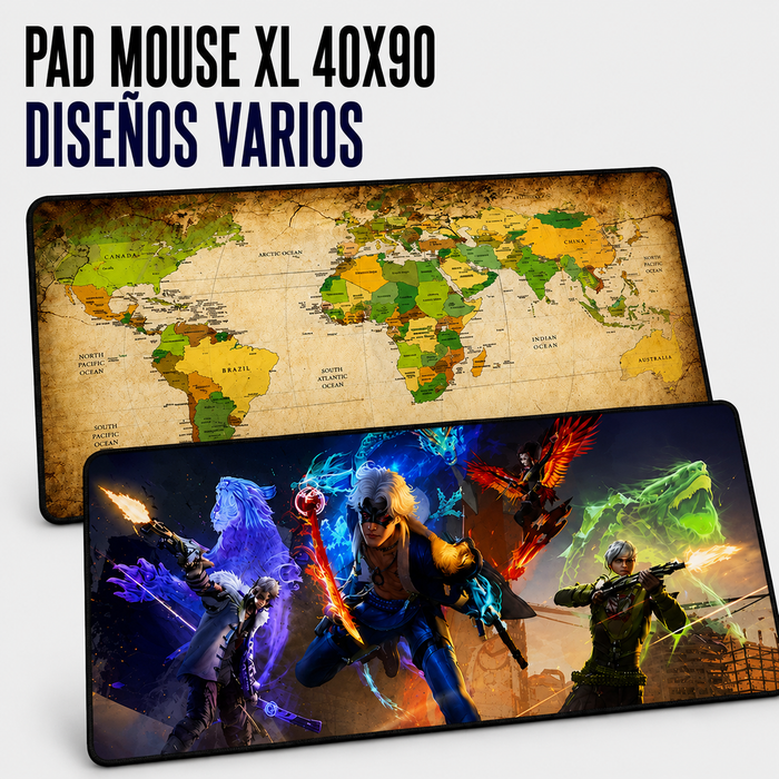 Pad Mouse XL 40 × 90 cm – Diseños Variados