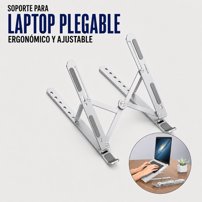 SOPORTE DE ALUMINIO P/LAPTOP 15.6 PULG.