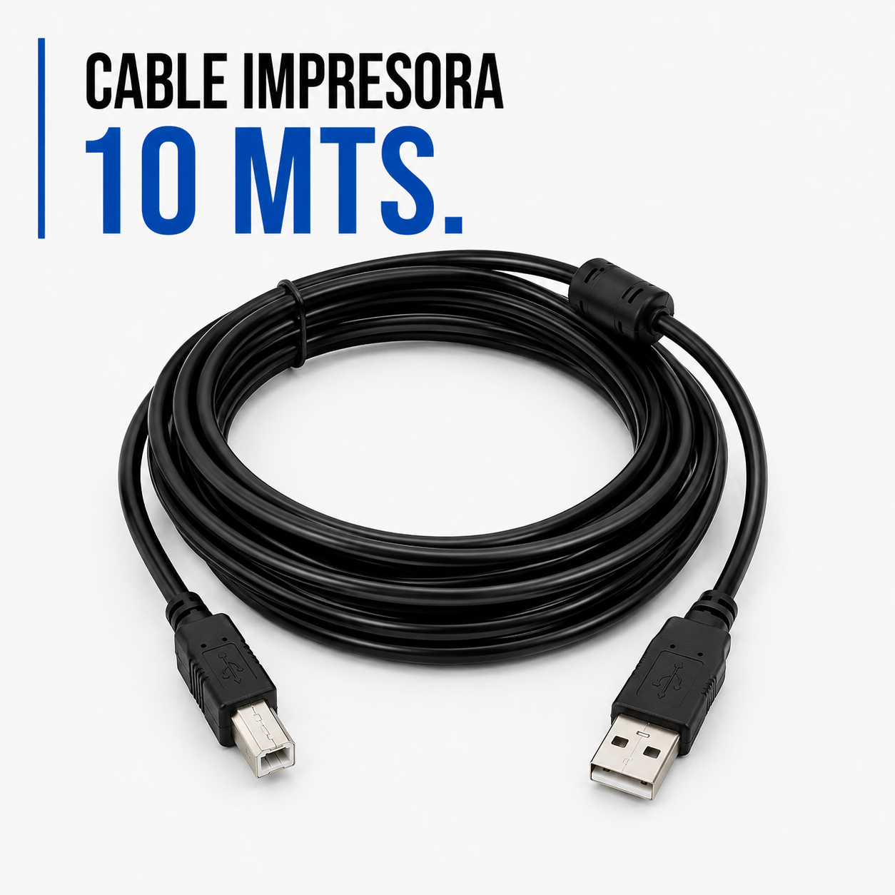 CABLE USB PARA IMPRESORA 10 Metros