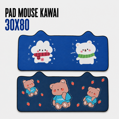 Pad Mouse Kawaii XL 30 × 80 cm – Diseños Variados