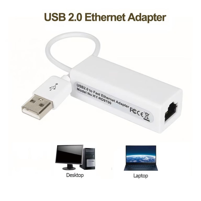 Adaptador USB 2.0 A LAN